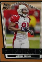 Anquan Boldin #5 Football Cards 2007 Topps Draft Picks & Prospects Prices