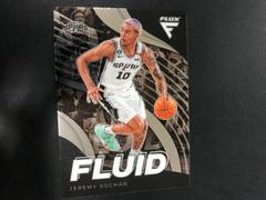 Jeremy Sochan #12 Basketball Cards 2022 Panini Flux Fluid Prices
