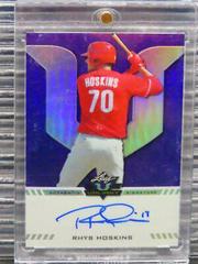 Rhys Hoskins [Purple] Baseball Cards 2017 Leaf Valiant Autograph Prices
