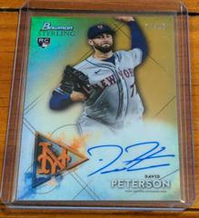 David Peterson Baseball Cards 2021 Bowman Sterling Rookie Autographs Prices