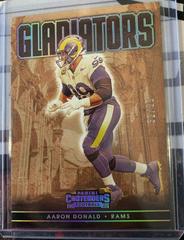 Aaron Donald [Silver] #GLD-ADO Football Cards 2022 Panini Contenders Gladiators Prices
