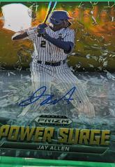 Jay Allen [Autograph Gold Prizm] Baseball Cards 2021 Panini Prizm Draft Picks Power Surge Prices