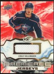 Cole Sillinger [Jersey] #IPA-CS Hockey Cards 2021 Upper Deck Ice Premieres Prices