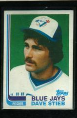 Dave Stieb [Blackless] Baseball Cards 1982 Topps Prices