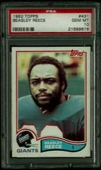 Beasley Reece #431 Football Cards 1982 Topps Prices