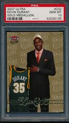 Kevin Durant [Gold Medallion] #232 Basketball Cards 2007 Ultra Prices