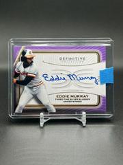 Eddie Murray [Purple] Baseball Cards 2023 Topps Definitive Legendary Autograph Collection Prices