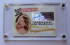 Hacksaw Jim Duggan Wrestling Cards 2007 Topps Heritage III WWE Autographs Prices