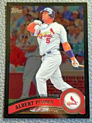 Albert Pujols [Black] #547 Baseball Cards 2011 Topps Prices