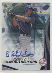 Blake Rutherford Baseball Cards 2017 Bowman Platinum Top Prospects Autographs Prices