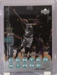 Tim Duncan Basketball Cards 2000 Upper Deck Ovation Center Stage Prices