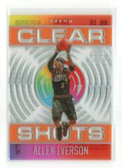 Allen Iverson [Orange] #15 Basketball Cards 2020 Panini Illusions Clear Shots Prices