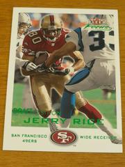 Jerry Rice [Draft Position] #44 Football Cards 2000 Fleer Focus Prices
