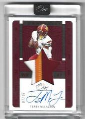 Terry McLaurin [Lone Star Autograph Red] #100 Football Cards 2022 Panini One Prices