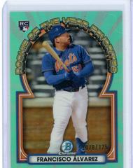 Francisco Alvarez [Aqua] Baseball Cards 2023 Bowman Chrome Rookie of the Year Favorites Prices