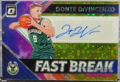 Donte DiVincenzo [Gold] #DDV Basketball Cards 2018 Panini Donruss Optic Fast Break Signatures Prices
