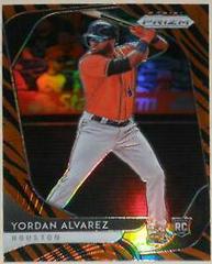 Yordan Alvarez [Tiger Stripe Prizm] #181 Baseball Cards 2020 Panini Prizm Prices