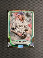 Josh Hader [Green] #77 Baseball Cards 2022 Topps Tribute Prices