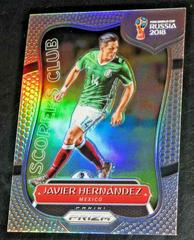 Javier Hernandez [Silver Prizm] Soccer Cards 2018 Panini Prizm World Cup Scorers Club Prices