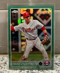 Chase Utley [Green Refractor] Baseball Cards 2015 Topps Chrome Prices