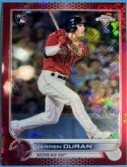 Jarren Duran [Red] #4 Baseball Cards 2022 Topps Chrome Logofractor Prices