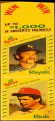 Dennis Leonard, Tom Seaver Baseball Cards 1982 Squirt Panel Prices