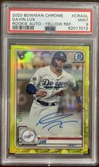 Gavin Lux [Gold Refractor] #CRA-GL Baseball Cards 2020 Bowman Chrome Rookie Autographs Prices