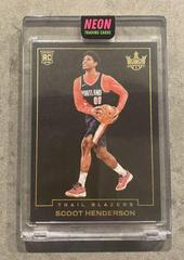 Scoot Henderson #13 Basketball Cards 2023 Panini Court Kings Blank Slate Prices