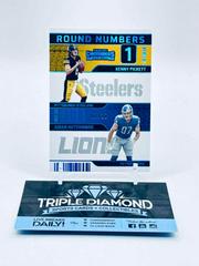 Kenny Pickett, Aidan Hutchinson [Platinum] Football Cards 2022 Panini Contenders Round Numbers Prices
