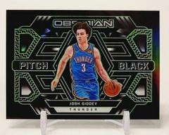 Josh Giddey [Green] Basketball Cards 2021 Panini Obsidian Pitch Black Prices