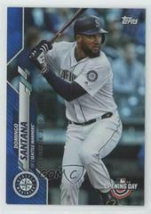 Domingo Santana [Blue Foil] Baseball Cards 2020 Topps Opening Day Prices