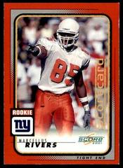 Marcellus Rivers #317 Football Cards 2001 Panini Score Prices