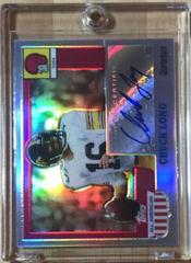 Chuck Long [Chrome Refractor] #A-CL Football Cards 2005 Topps All American Autograph Prices