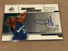 Jarvis Hayes #AS-JH Basketball Cards 2003 SP Signature Authentic Signature Prices