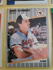 Dave Schmidt #618 Baseball Cards 1989 Fleer Prices