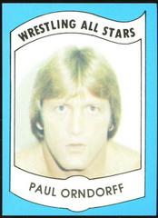 Paul Orndorff Wrestling Cards 1982 Wrestling All Stars Series B Prices