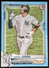 Aaron Judge [Sky Blue] #74 Baseball Cards 2021 Bowman Prices