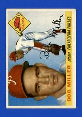 Bob Miller #157 Baseball Cards 1955 Topps Prices