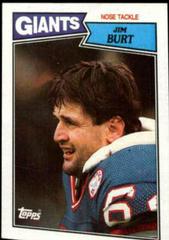 Jim Burt #22 Football Cards 1987 Topps Prices