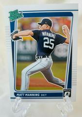 Matt Manning Baseball Cards 2021 Panini Donruss Optic Rated Prospect Prices