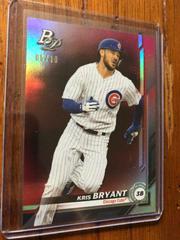 Kris Bryant [Red] #29 Baseball Cards 2019 Bowman Platinum Prices