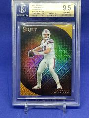 Josh Allen [Gold] #CW-3 Football Cards 2021 Panini Select Color Wheel Prices