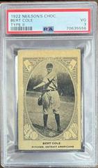 Bert Cole Baseball Cards 1922 Neilson's Chocolate Type II Prices