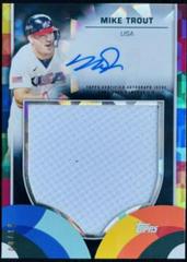 Mike Trout [Black Difractor] #AV-MT Baseball Cards 2023 Topps World Classic Autographs Prices