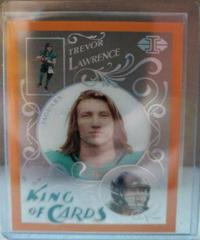 Trevor Lawrence [Orange] Football Cards 2021 Panini Illusions King of Cards Prices
