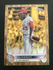 Bob Gibson [RayWave Gold] #130 Baseball Cards 2022 Topps Gilded Collection Prices