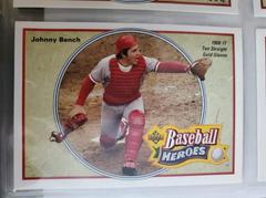 Johnny Bench #38 Baseball Cards 1992 Upper Deck Heroes Prices