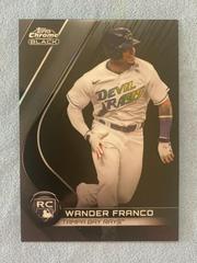 Wander Franco Baseball Cards 2022 Topps Chrome Black Rookie Design Variation Prices