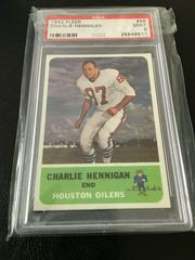 Charlie Hennigan Football Cards 1962 Fleer Prices