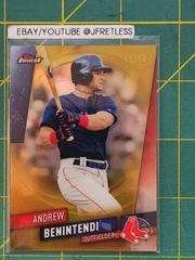 Andrew Benintendi [Gold Refractor] #114 Baseball Cards 2019 Topps Finest Prices
